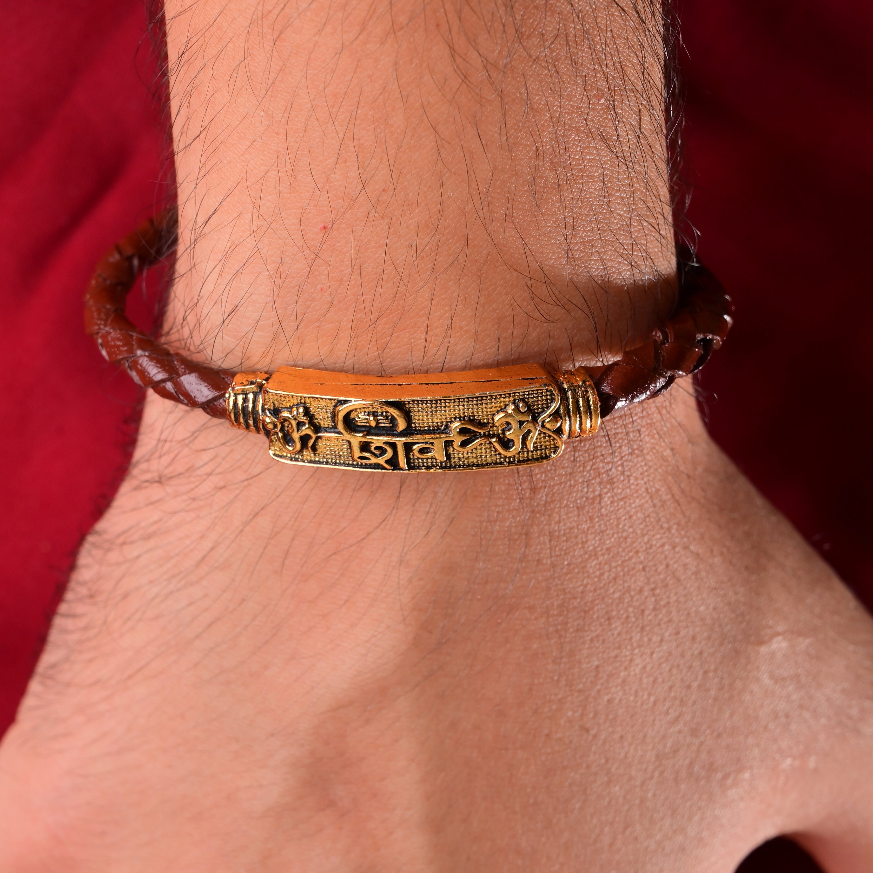 OM Rudraksha Bracelet Mahadev Lord Shiva Fashion Wrist Band Christmas Gifts  | eBay