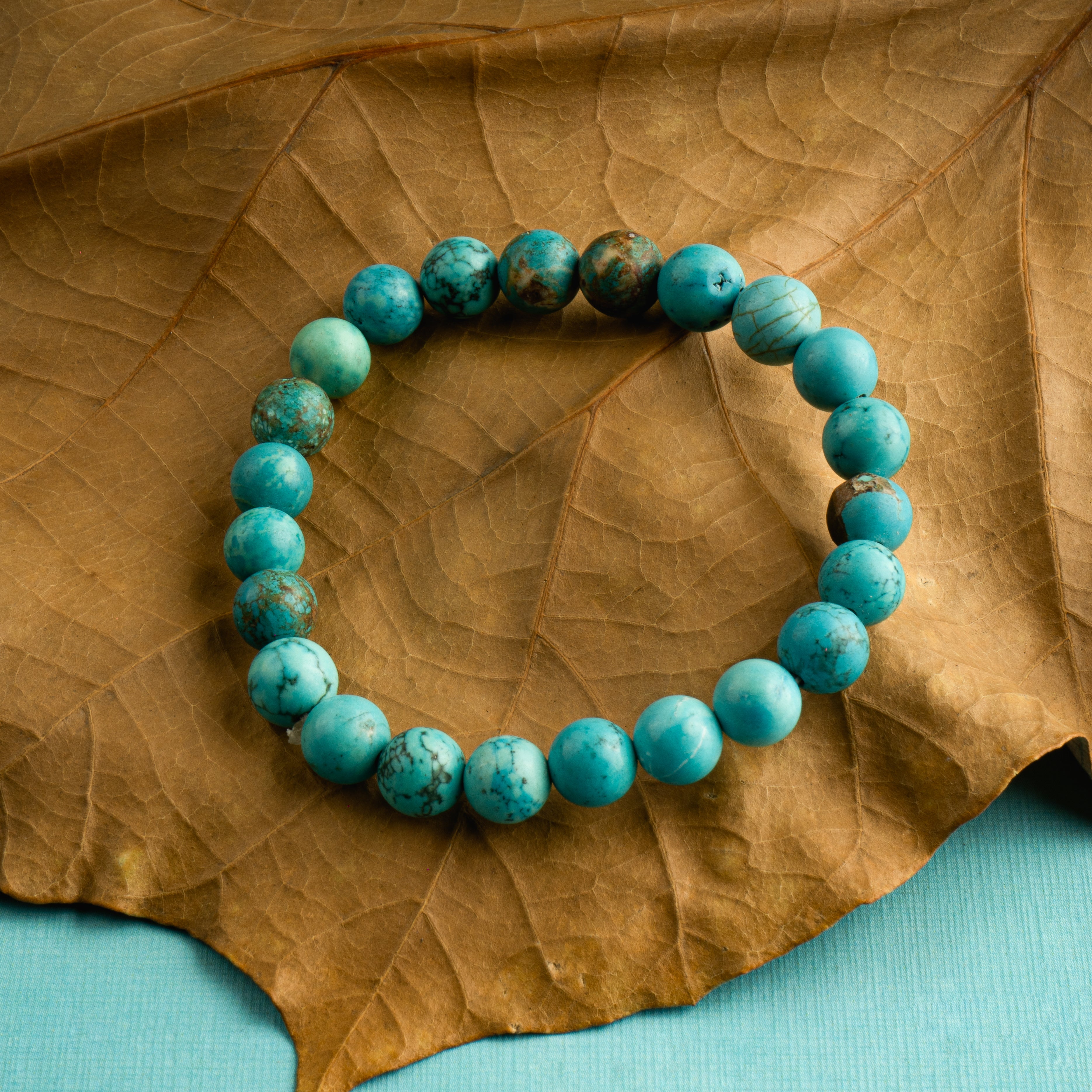 Turquoise Crystal Beaded Macrame Wristband Bracelet - Pastel Dreams in  Turquoise | NOVICA